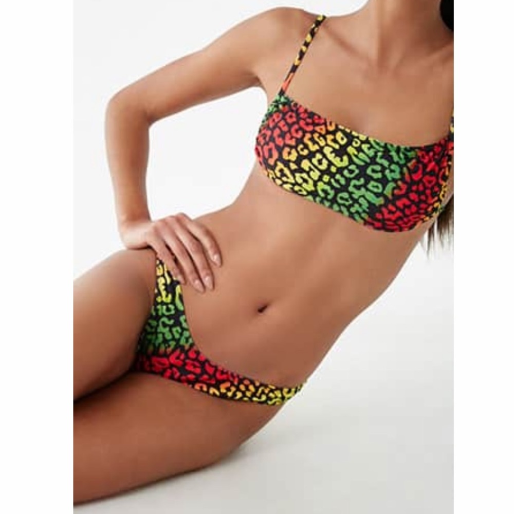•3 for 50• NWT Jamaican Multicolor Bikini Set